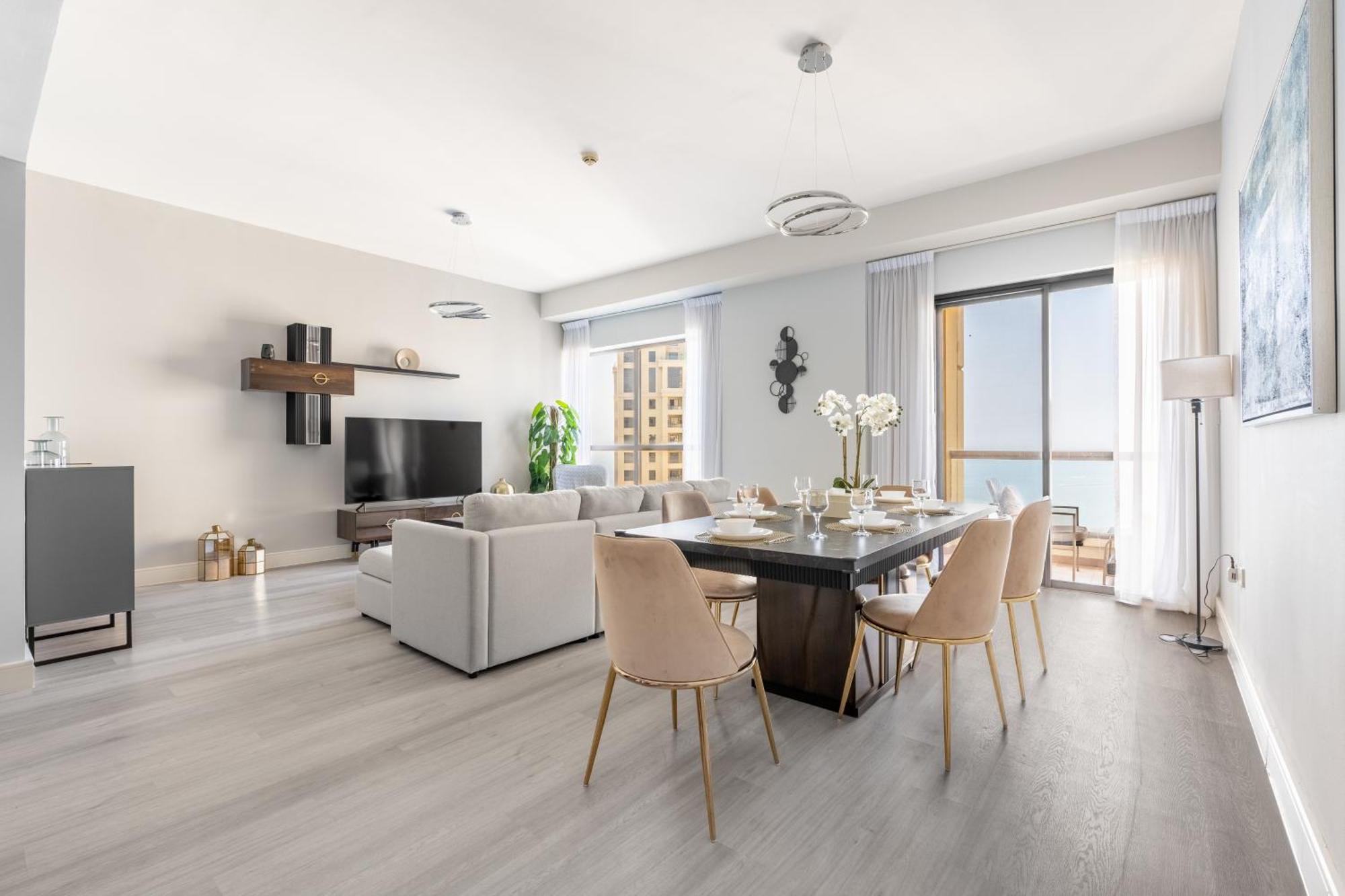 Luxury Jbr - Full Sea View - Free 5* Beach Resorts Access Dubai Exterior photo